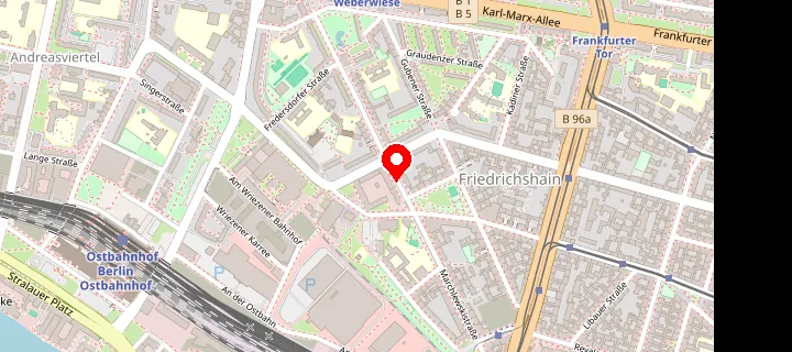 Karte: Gubener Str. 47, 10243 Berlin-Bezirk Friedrichshain-Kreuzberg